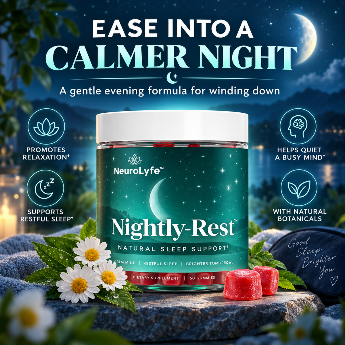NeuroLyfe™ Deep Sleep Gummies