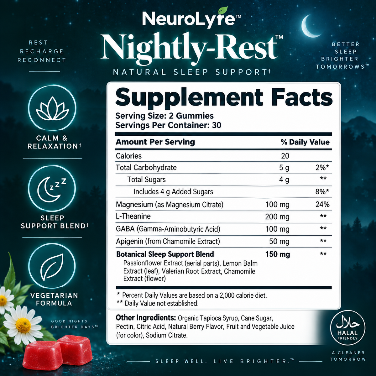 NeuroLyfe™ Deep Sleep Gummies